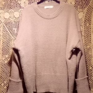 Aanrabess sweater light smokey grape large very nice